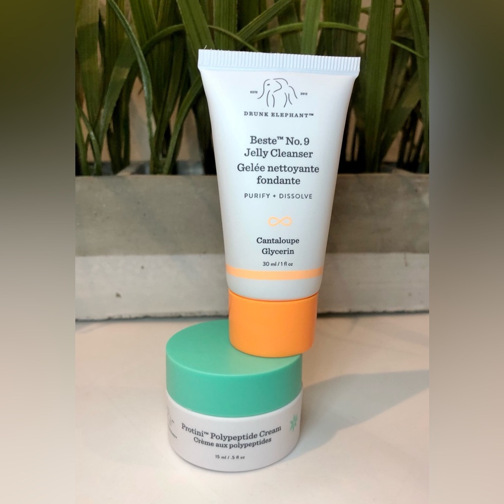 Drunk Elephant Beste No. 9 Jelly Cleanser and Protini Polypeptide Cream Duo Set - Picture 11 of 11